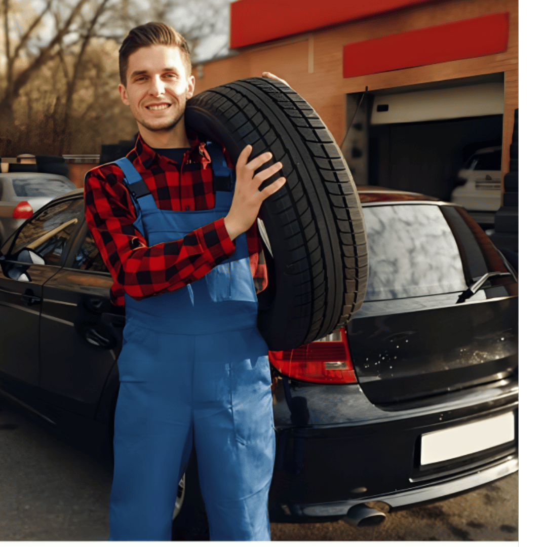 10-minute tire repair with an automatic mechanism