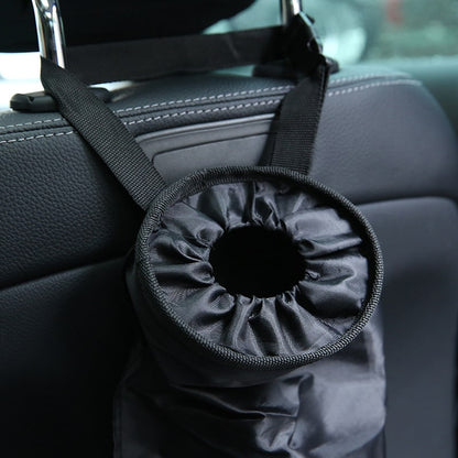 Black Hanging Car Seat Garbage Bag