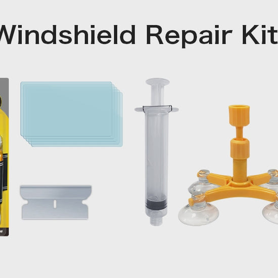 Windshield repair kit