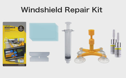 Windshield repair kit